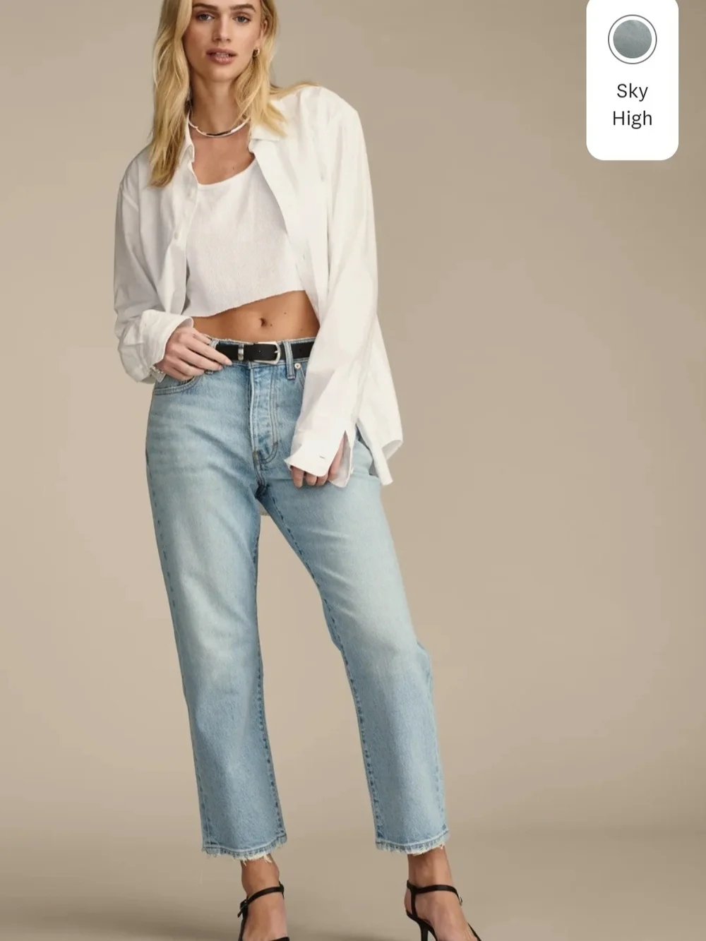 Lucky Brand 90s Loose High Rise Crop Jeans | 00/24 - Picture 16 of 16